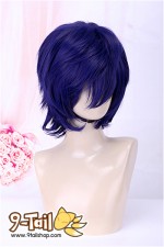 ผมสั้นซอย สีน้ำเงิน